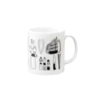 まつのき商店のキャンプの道具A´ Mug :right side of the handle