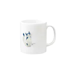 taramako  storeのハチワレ推し Mug :right side of the handle