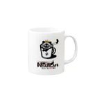 MiKiNEKO雑貨店(つかねこ公式グッズ)のNYANCAFE×マグカップ Mug :right side of the handle