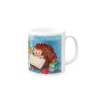 fontaninaのはりねずみのクリスマス Mug :right side of the handle