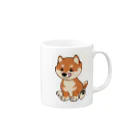 (≡‘∞‘≡)RYamamotoの柴こいぬ Mug :right side of the handle