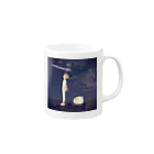 _saorichiba_の星の王子さまとそのヒツジ Mug :right side of the handle