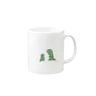 nmbartのきょーりゅーになりたいハルくん Mug :right side of the handle