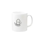 ゆるれあの「い」いか Mug :right side of the handle