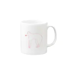 osayuのボルゾイ Mug :right side of the handle