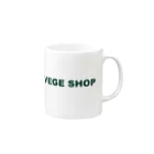 VEGE SHOPのVEGE SHOP 緑文字 Mug :right side of the handle