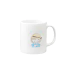 ののちゃショップ️🫧🐻‍❄️の夏の麦わら帽子ののちゃん👒 Mug :right side of the handle