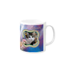 𝙈𝙊𝙈𝙊'𝙨 𝙎𝙝𝙤𝙥のMOMO-02 Mug :right side of the handle