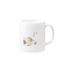 OFFICE MAMEのピスタ千代子 Mug :right side of the handle