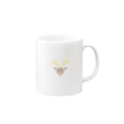 shisoppaの雄鹿 Cross-stitch Mug :right side of the handle