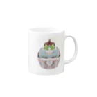 【ホラー専門店】ジルショップの桜チョコミントスイーツ❷ Mug :right side of the handle