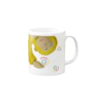 ココナッツ・Kのguruguruモンキー　マグカップ Mug :right side of the handle