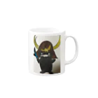 miwakumaの武士クロちゃん Mug :right side of the handle