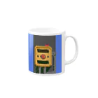 カニさん大好きクラブ屋さんのおまちください【ドット絵カニさん】 Mug :right side of the handle