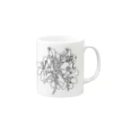 A33のパクチーの花 Mug :right side of the handle