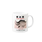 G-HERRINGの樺太鱒（PINK SALMON） Mug :right side of the handle