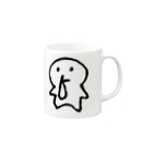 てがきですの屋さんの鼻水！ 丸さん Mug :right side of the handle