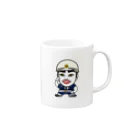 ゆーすけ社長オフィシャルショップのゆーすけ社長まもる君マグカップ Mug :right side of the handle