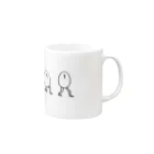 たまごあしのたまごあし　マグカップ < STEP > Mug :right side of the handle