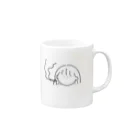 ナツのバスタブのいっぷくちゃん Mug :right side of the handle