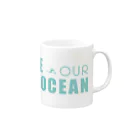 surf_martのSAVE OUR LOVE OCEAN Mug :right side of the handle