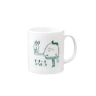 パキポキさんのビザールプランツ Mug :right side of the handle