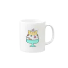 天秤座のねこのかき氷 Mug :right side of the handle