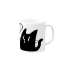 SHUNROの黒ネコ06 Mug :right side of the handle