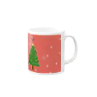 Teatime ティータイムのメリークリスマス Mug :right side of the handle