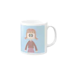 しなひな⇞のくすみちゃん Mug :right side of the handle