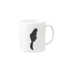 everblackの黒猫 Mug :right side of the handle