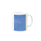 YURURIのくらげblue Mug :right side of the handle