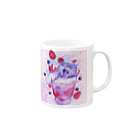  藤ねこりえ/ 𝙁𝙐𝙅𝙄𝙣𝙚𝙘𝙤𝙧𝙞𝙚のNEO雅SODA Mug :right side of the handle