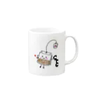 Kのティーバッグのシテシくん Mug :right side of the handle