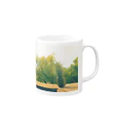 Cielのたたずむパイナップル Mug :right side of the handle