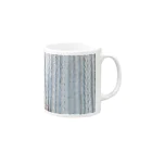 Fleurisseのニット Pale blue grey Mug :right side of the handle