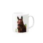 Teatime ティータイムの牧場 乗馬 馬術の馬 Mug :right side of the handle