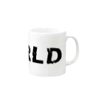 Ａ’ｚｗｏｒｋＳのWORLD(英字＋１シリーズ) Mug :right side of the handle