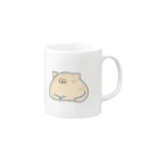 しろかっぺのしろかっぺ ニャングッズ Mug :right side of the handle