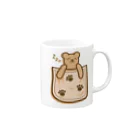 AURA_HYSTERICAのBear_in_the_Pocket Mug :right side of the handle