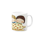 まついはるかの絵のはんぶんずっこ　パンツ編 Mug :right side of the handle