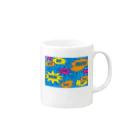 フォーヴァのコミックBLUE Mug :right side of the handle