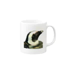 おれんじの右向きペンギン Mug :right side of the handle