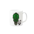 きくのらくがきの水菜ときく Mug :right side of the handle