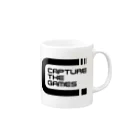 ルイレイ（RuiReiChannel)の「CAPTURE THE GAMES」 OFFICIAL LOGO Mug :right side of the handle