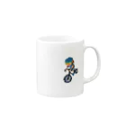 マボ@ロードバイクマンのロードバイクマン Mug :right side of the handle