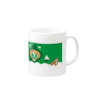 ジルトチッチのデザインボックスの野球と犬のわんわんナンバーワン Mug :right side of the handle