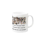 think-a worksのワンコ大集合！ Mug :right side of the handle