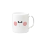 AKIRAMBOWのSpoiled Rabbit - Face / あまえんぼうさちゃん - かお Mug :right side of the handle