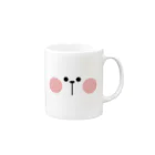 AKIRAMBOWのSpoiled Rabbit - Face / あまえんぼうさちゃん - かお Mug :right side of the handle